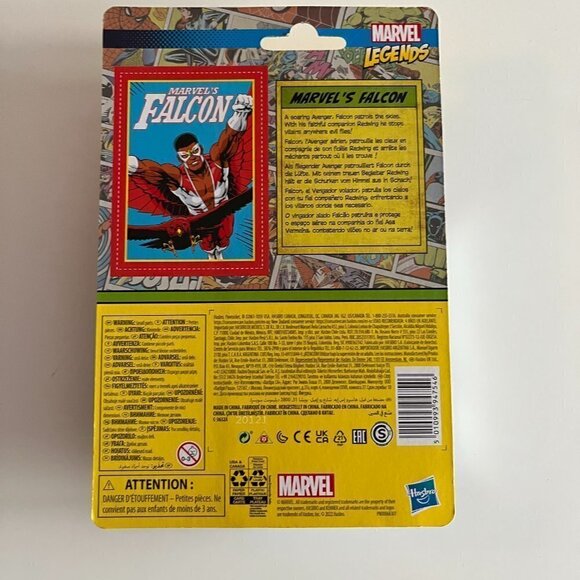Marvel Legends Retro Falcon Action Figure 3.75" New Sealed - Picture 2 of 2